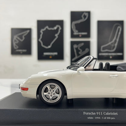 MINICHAMPS 1/18 Porsche 911 (993) Cabriolet White 155061131