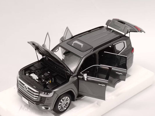 LCD 1/18 Toyota Land Cruiser LC300 ZX Gray Alloy Car Model