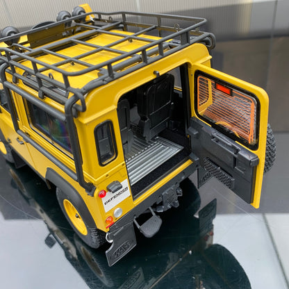 KYOSHO 1/18 Land Rover Defender 90 Camel Cup Alloy Fully Open Simulation Car Model Collection
