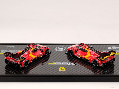 BBR 1/43 Ferrari 499P Hypercar 2023 Pair Set Version Red Model Car
