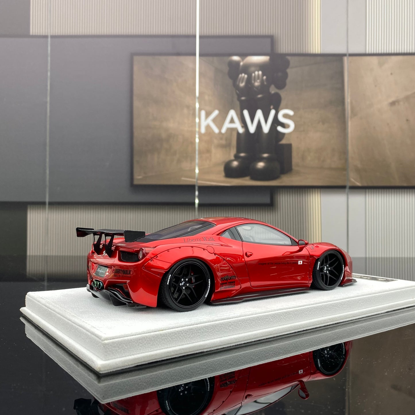 Ferrari 458 GT 1.0 Burgundy Edición Limitada Modelo BBA 1/18
