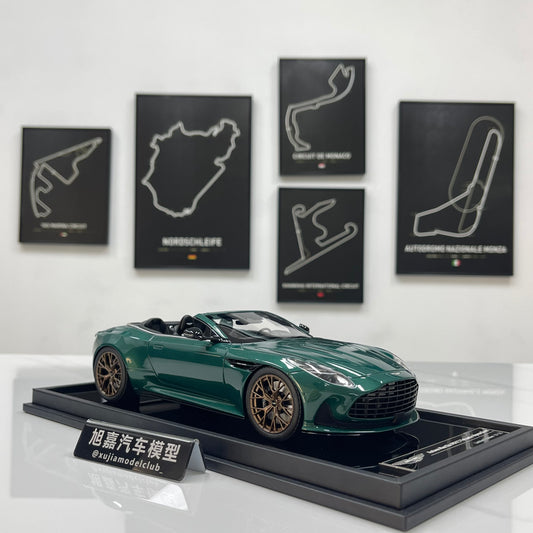 MOTORHELIX 1/18 Aston Martin DB12 Volante (Convertible) – Qilun Green (MH394)