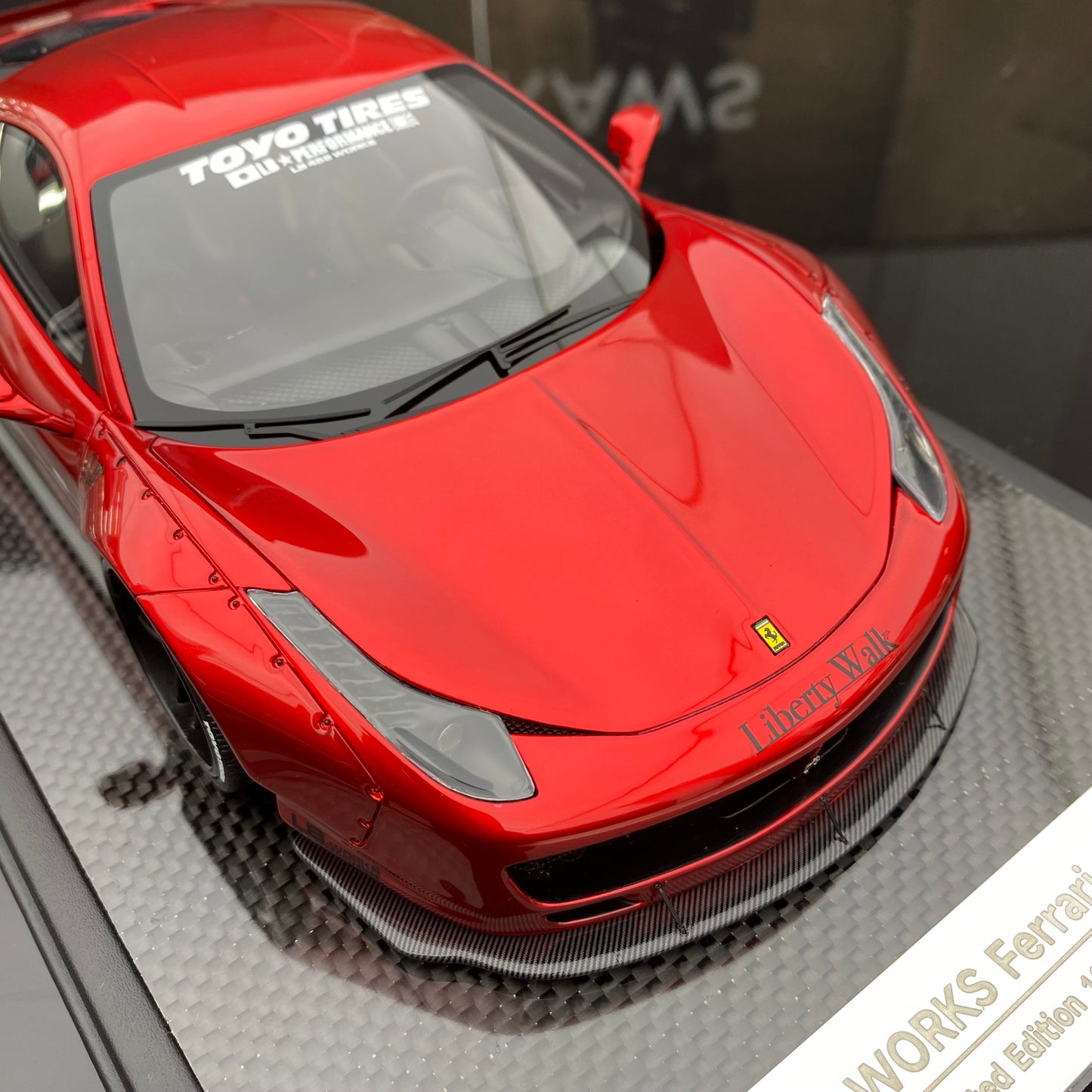 Ferrari 458 GT 1.0 Burgundy Edición Limitada Modelo BBA 1/18