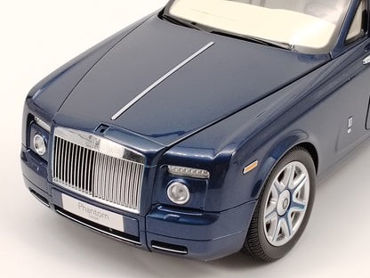 Kyosho 1/18 Rolls-Royce Phantom Coupe Metallic Blue Alloy Car Model