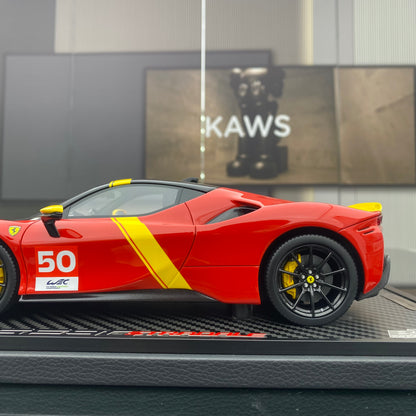 BBR 1/18 Ferrari SF90 Stradale Le Mans Red Limited Edition Car Model