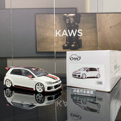OTTO 1/18 Volkswagen GOLF VII GTI OETTINGER PURE white car model
