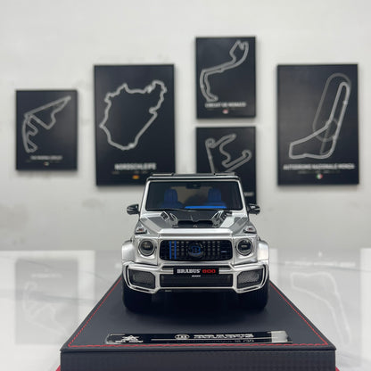 BBA Model 1/18 Brabus G800 Tungsten Silver BBA085