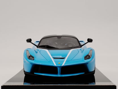 Amalgam 1/18 Ferrari LaFerrari Jia Nailiang Baby Blue Customized Simulation Car Model M6195-SC2
