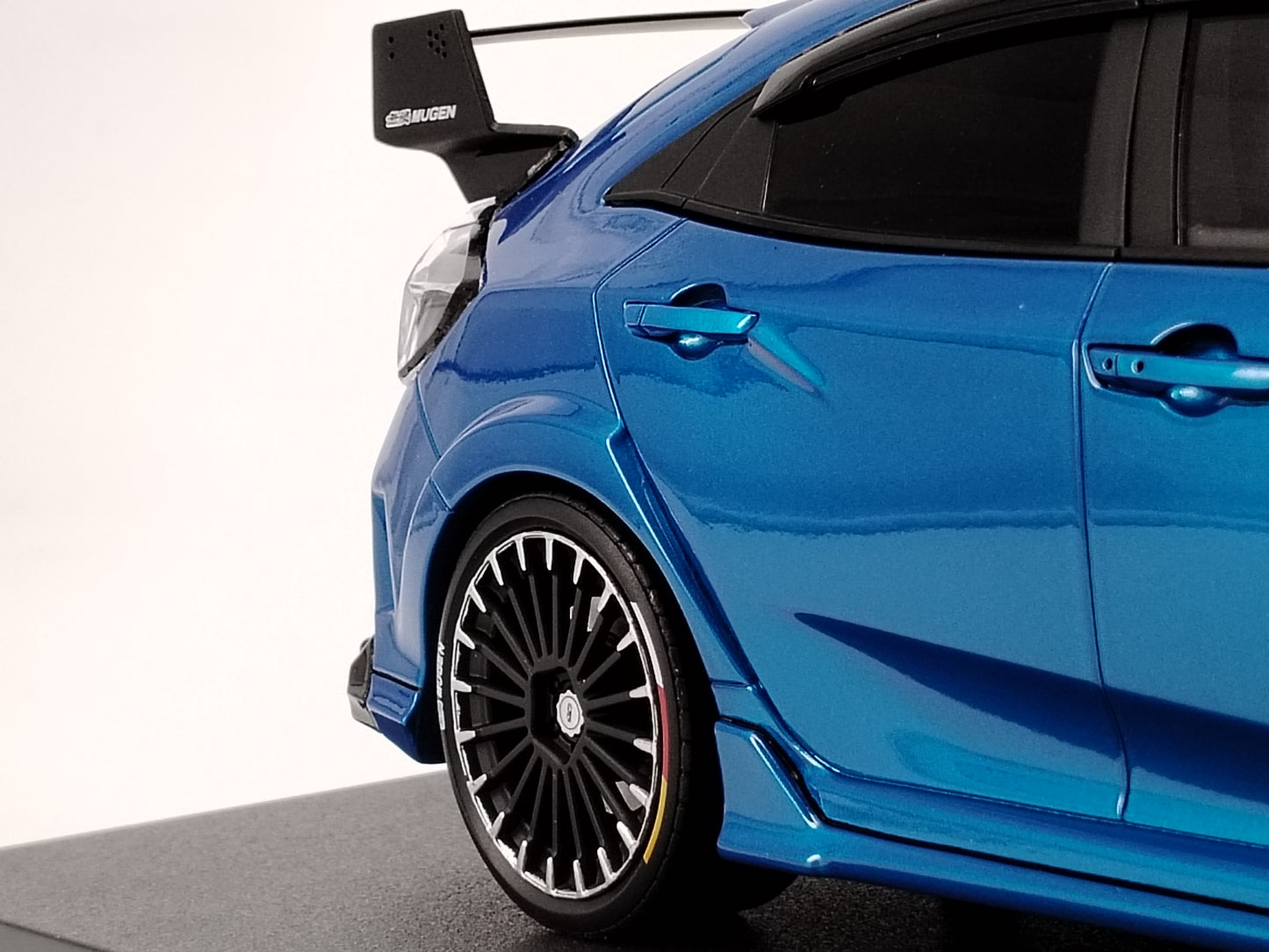 POPRACE 1/18 Honda FK8 Mugen Civic Type R Blue Birthday Gift Car Model