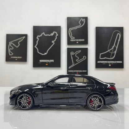 NZG 1/18 Mercedes-AMG C63 S E-Performance, Gloss Black (111200050)