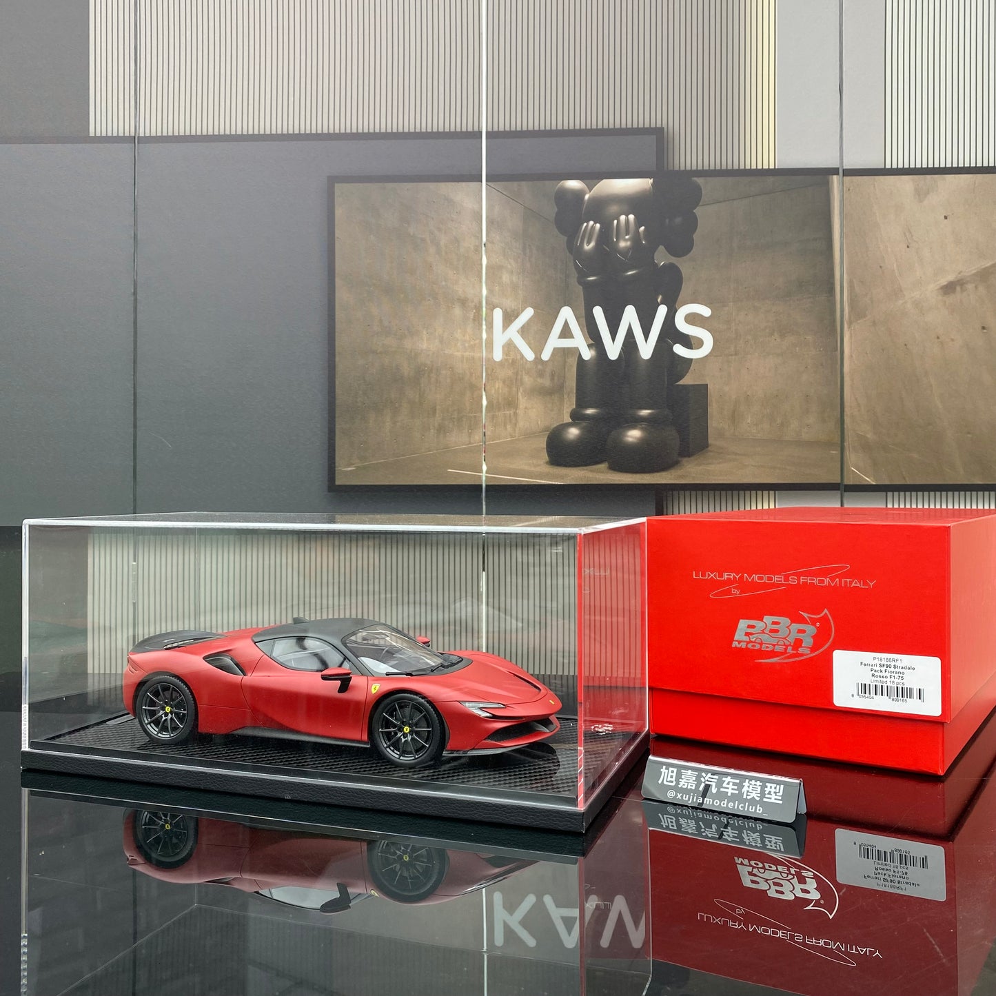 BBR 1/18 Ferrari SF90 Limited Edition Car Model Collection Ornaments