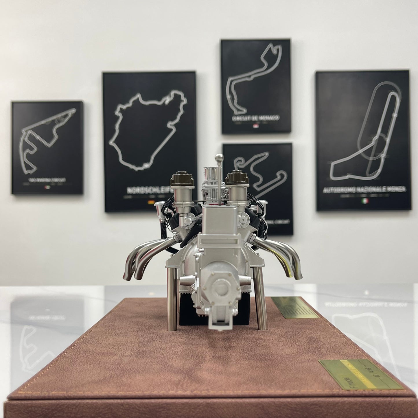 First Model 1/6 Ferrari 250 GTO Engine (Grey) FM06002