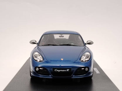GT Spirit 1/18 Porsche CAYMAN R AQUA Metallic Blue Resin Model