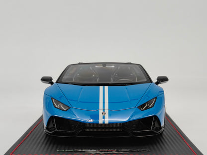 MR 1/18 Lamborghini Huracan EVO 60th Anniversary Edition Viper Green Limited Edition Car Model LAMBO037SB