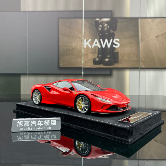 Adorno de coche Ferrari F8 Standard Red de edición limitada, modelo HH 1/18