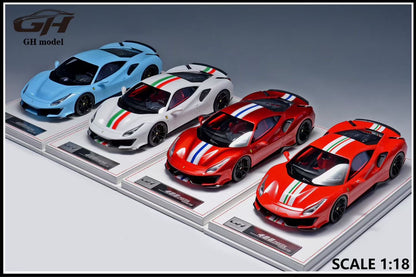 GH Model 1/18 Ferrari Novitec 488pista Limited Edition Model Car