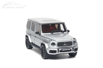 AR 1/18 Mercedes-AMG G63 2019 Silver Alloy Fully Opening Car Model