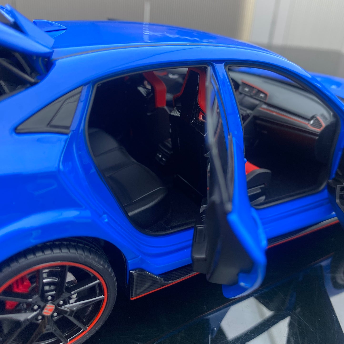 LCD 1/18 Honda Civic TYPE-R FK8 Alloy Simulation Car Model Gift