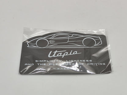 ZP 1/43 Pagani Utopia Hong Kong Launch Owner's Set Limited Model Car