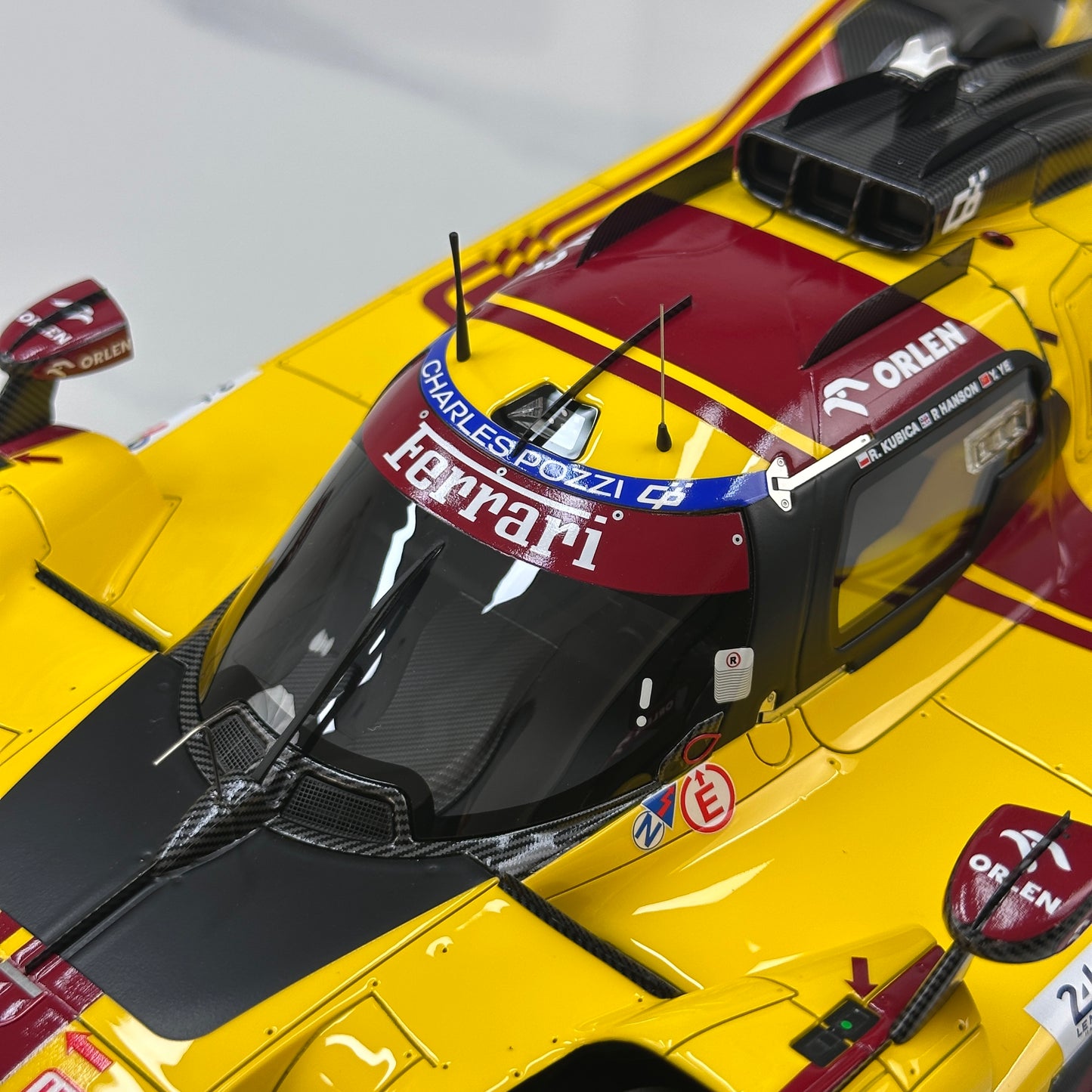 BBR 1/12 Ferrari 499P Le Mans 2025; Ye Yifei, champion, Le Mans #83, BBR1228C