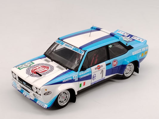 Kyosho 1/18 Fiat 131 ABARTH RALLY simulation modelcars ornaments