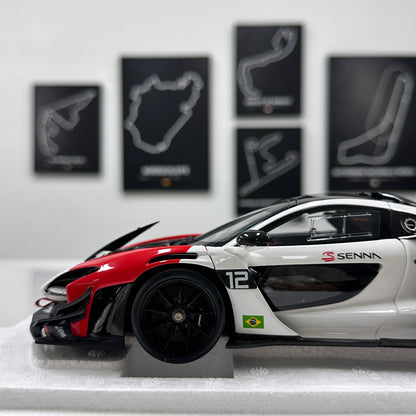 LCD 1/18 McLaren Senna GTR (Red/White) LCD18016-RW