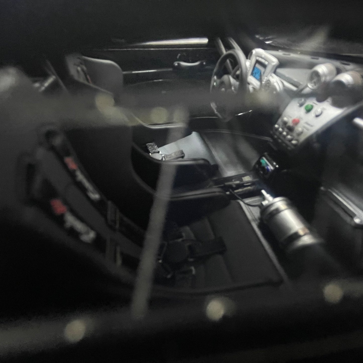 KASH MODEL 1/18 Pagani Zonda R Gloss Carbon Black KPZR002