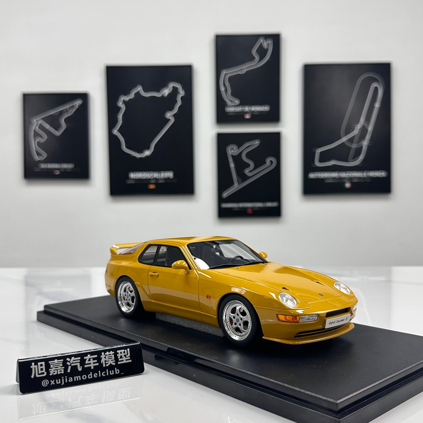GT Spirit 1/18 Porsche 968 TURBOS Yellow GT947
