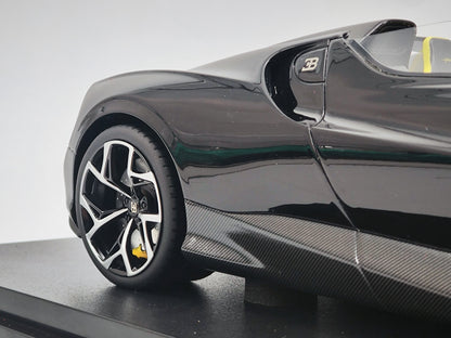 Topspeed 1/18 Bugatti W16 Mistral Black Resin Model