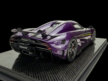 Frontiart 1/18 Koenigsegg Regera — Carbon Purple (Limited to 35 Units Worldwide)