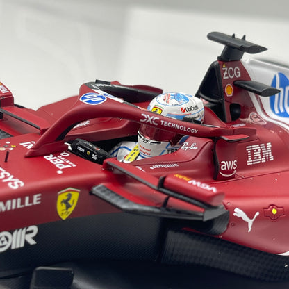 BBR 1:18 Ferrari SF25 F1 Car — Monaco GP 2nd Place (#16) — P18267C16