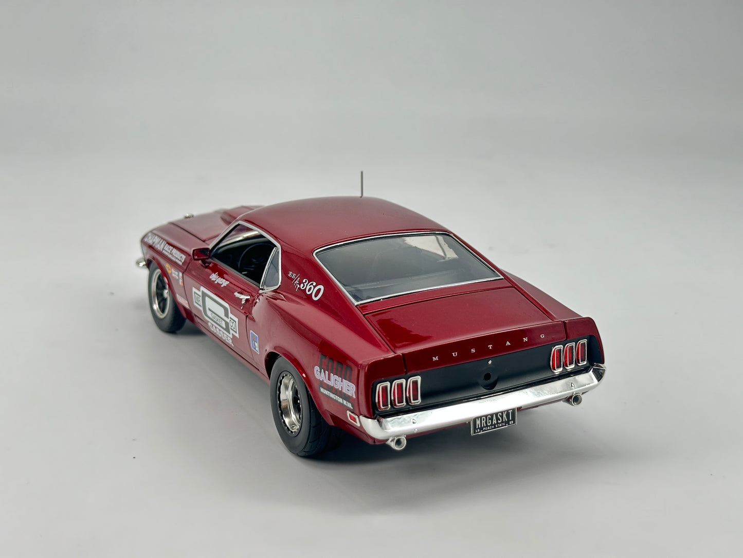 ACME 1/18 Ford Mustang BOSS 429 Red Paint Die Cast Car Model