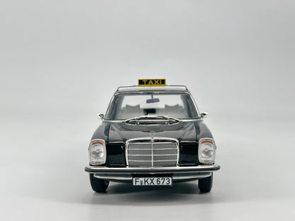 Norev 1/18 Mercedes Benz 200 1968 Taxi Black Alloy Car Model