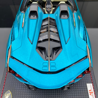 MR 1/18 Lamborghini Sian Roadster convertible limited edition simulation car model