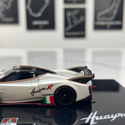 LCD 1/43 Pagani Huayra R Die-cast Model (Fully Opening Parts) – Matte White (LCD43017-PW)