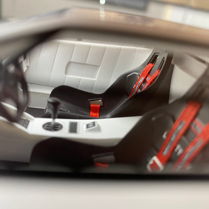 TOPSPEED 1/18 Lamborghini Countach LB-WORKS White Simulation Car Model