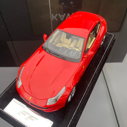 Ferrari FF HH MODEL 1/18, modelo de coche de simulación de edición limitada, color rojo metalizado estándar