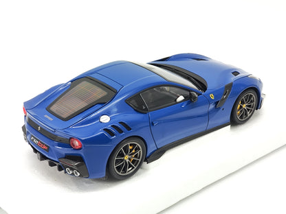 BBR 1/18 Ferrari F12 TDF Blue All - Open Alloy Model Car Model
