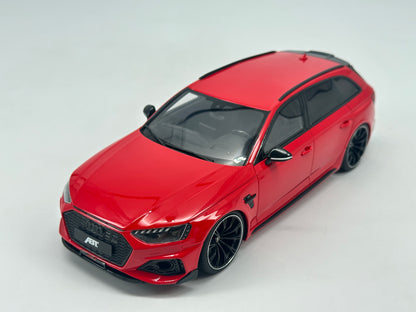 GT Spirit 1/18 Audi ABT RS4 Red Simulation Car Model Ornaments