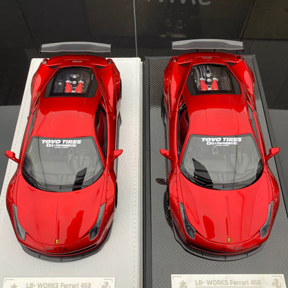 Ferrari 458 GT 1.0 Burgundy Edición Limitada Modelo BBA 1/18