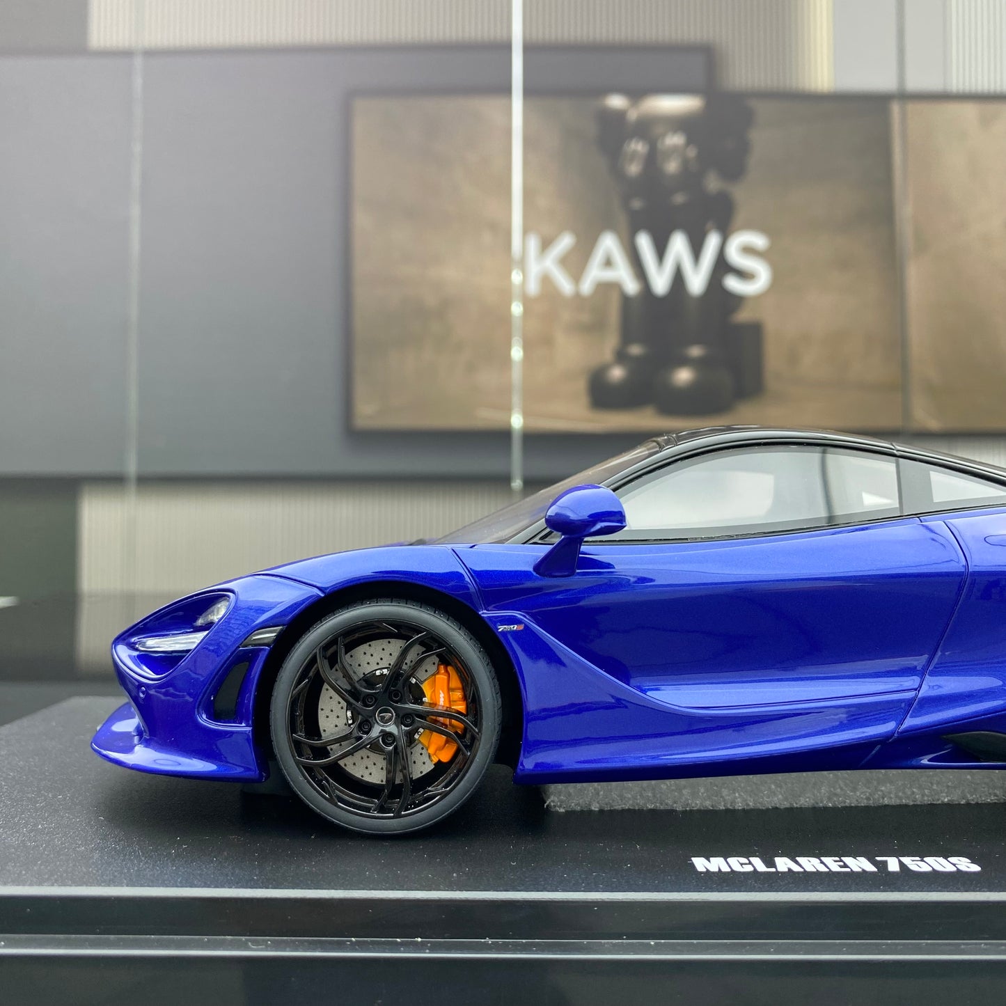 GT Spirit 1/18 McLaren 750S Coupe Blue Supercar Limited Edition Car Model Ornament