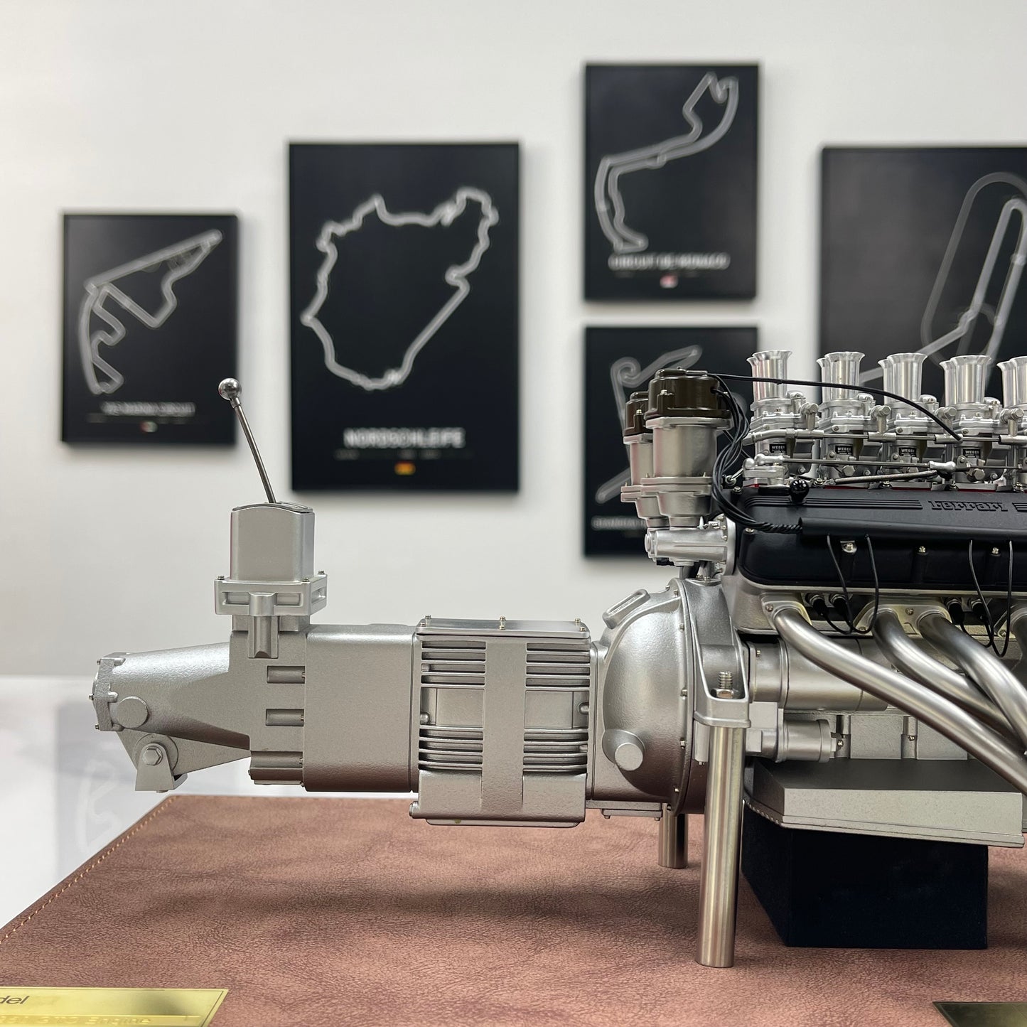 First Model 1/6 Ferrari 250 GTO Engine (Grey) FM06002