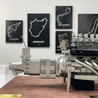 First Model 1/6 Ferrari 250 GTO Engine (Grey) FM06002