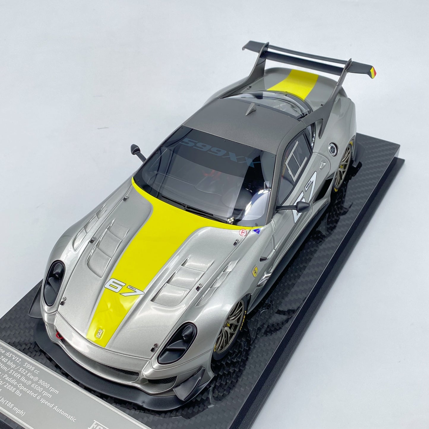 CE 1/18 Ferrari 599XXEVO Limited Edition Car Model Ornaments Birthday Gift