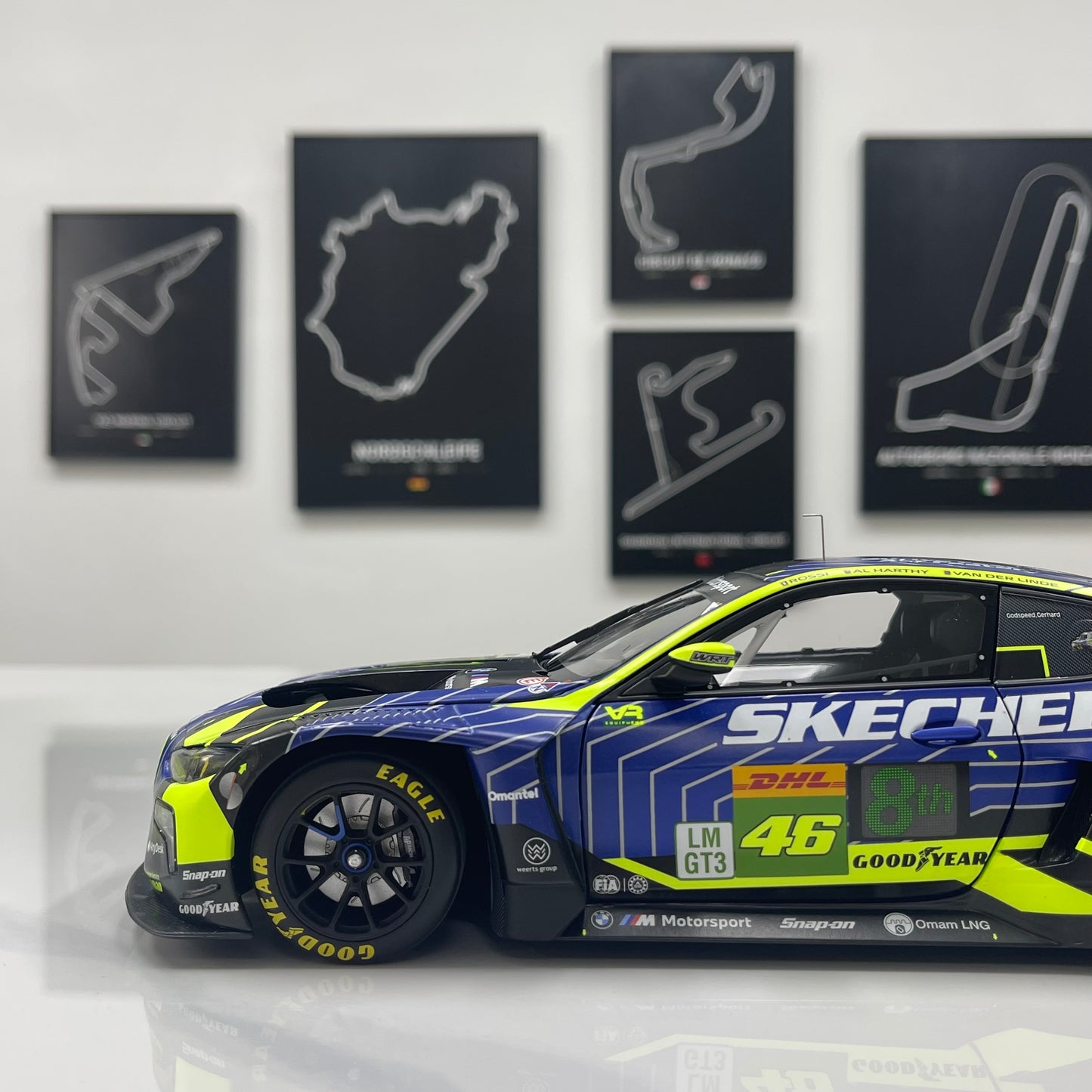 MINICHAMPS 1/18 BMW M4 GT3 EVO – TEAM WRT – 6H IMOLA 2025 Blue Livery 110252246