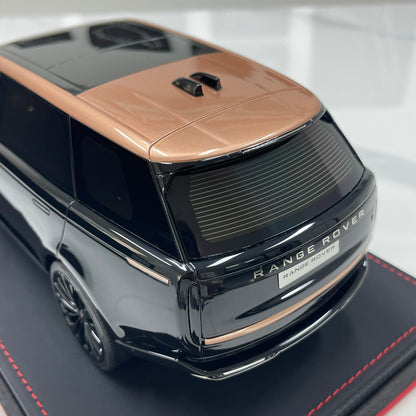 BBA MODEL 1:18 Land Rover Range Rover Autobiography — Black & Gold