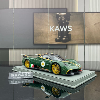 BBR 1/18 Pagani HUAYRA R metallic green limited edition car model collection gift