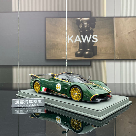 BBR 1/18 Pagani HUAYRA R metallic green limited edition car model collection gift
