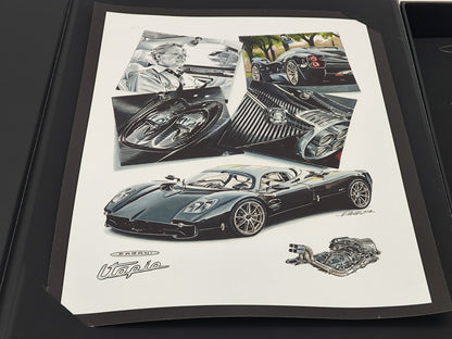 ZP 1/43 Pagani Utopia Hong Kong Launch Owner's Set Limited Model Car