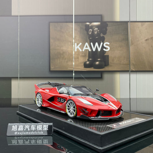 RUNNER 1/18 Ferrari FXX K EVO Simulation Car Model Ornaments Gift